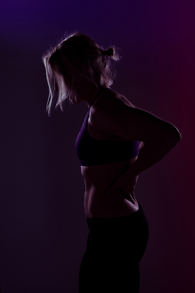 sportieve fotoshoot lingerie vrouw kleuren